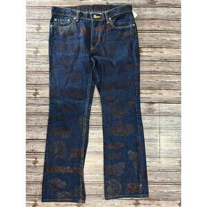 Kinky Hysteric Glamour Retro Glitter Jeans Size 34"